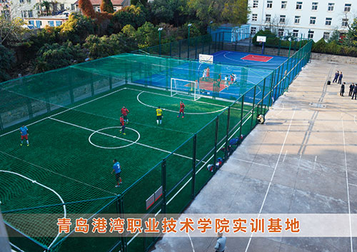 ​公海彩船为青岛港湾职业技术学院打造健身实训基地